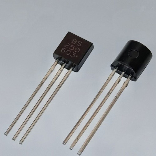 Mosfet BS250 TO-92 transistor new, P-Channel, low power