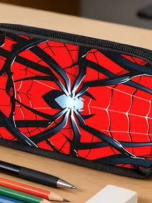 Large Spiderman pencil case