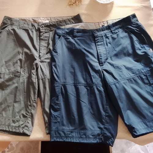 Men's casual bermuda shorts used, size L, multicolor
