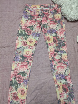 Floral Romantic Jeans used, very good condition