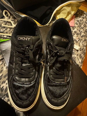 Dkny sneakers used, black, size 41, athletic