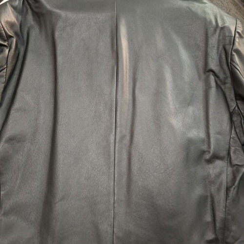 Vintage Armani Exchange men's leather jacket XL, nappa leather, like new