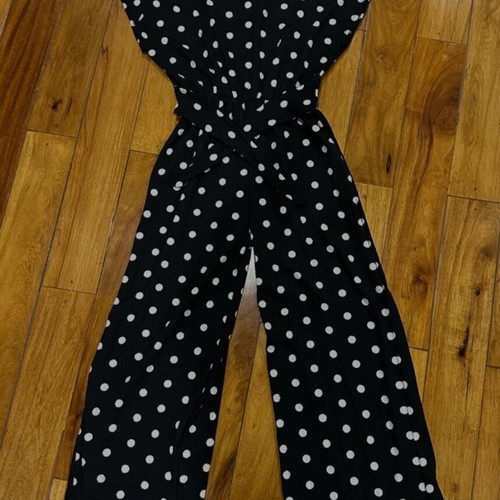 Zara polka dot jumpsuit for girl 13-14 years, like new, XS