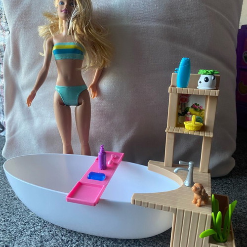 Spa Day Barbie Wellness Set Like New
