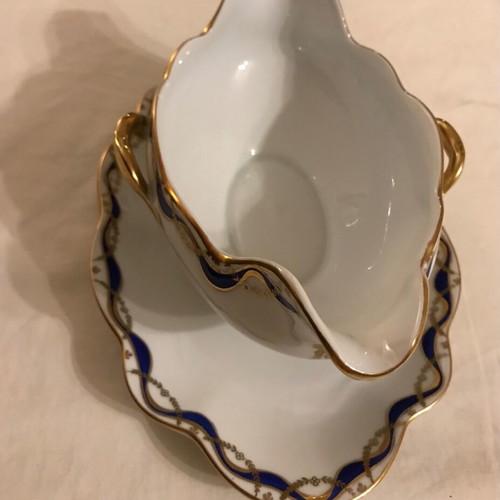 Altrohlau sauce boat used, antique from Czechoslovakia
