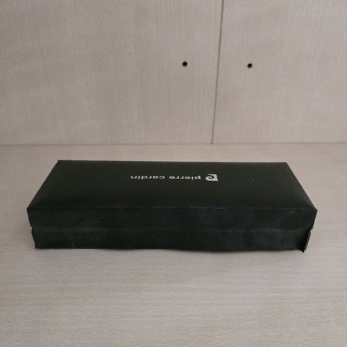 Pierre Cardin charcoal metallic pen with refill and case