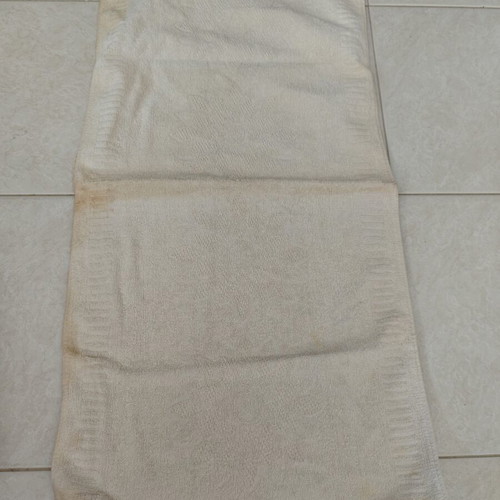 Small towel used