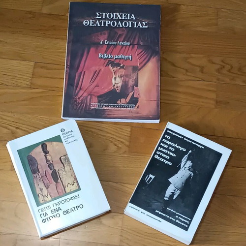 Grotowski and Strindberg books like new, theatre studies
