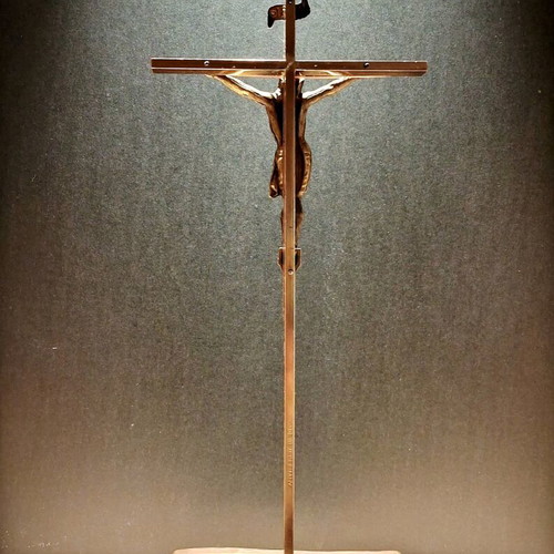 Collectible Catholic Sacristy Cross early 20th century, like new