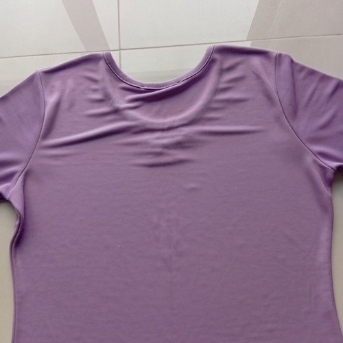 Purple t-shirt used with bead wear, size M