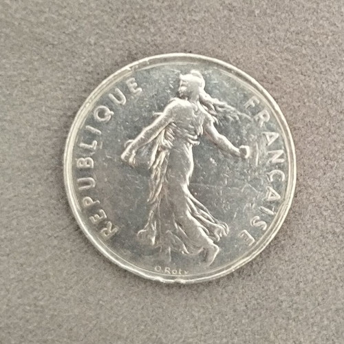 5 Francs Coin 1973 used