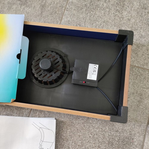 Air Hockey game with batteries, mini table design