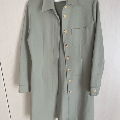 Women's spring trench coat like new, gray, size M