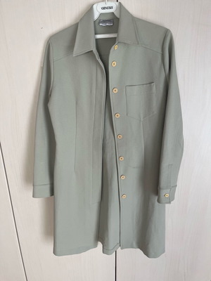 Women's spring trench coat like new, gray, size M