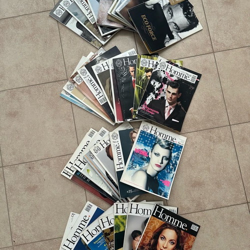 HOMME men's magazine like new, 33 issues