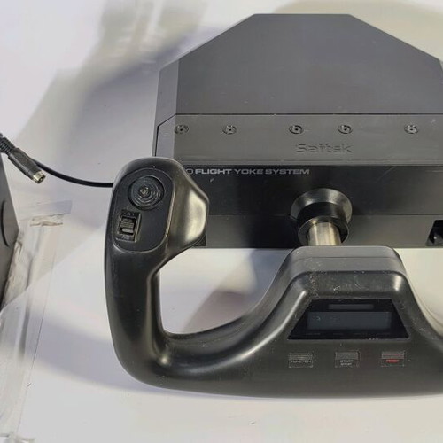 Saitek Pro Flight Yoke System used, flight simulation system for PC