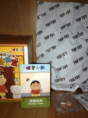 Top Toy Crayon Shinchan Retro Daily Life Candy Time figure new