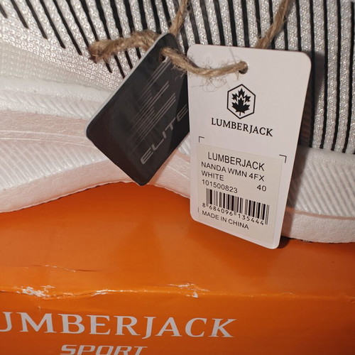 Lumberjack Nanda WMN 4FX sneakers new, white with colorful sole