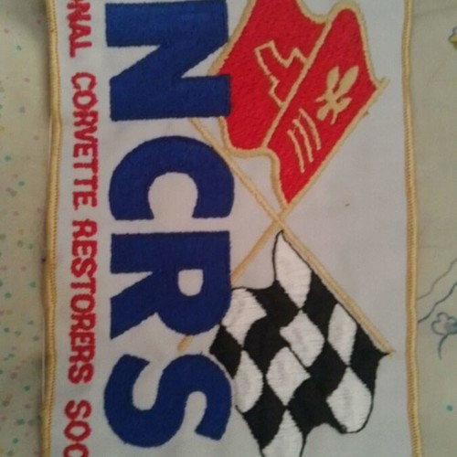 NCRS Corvette Patch like new