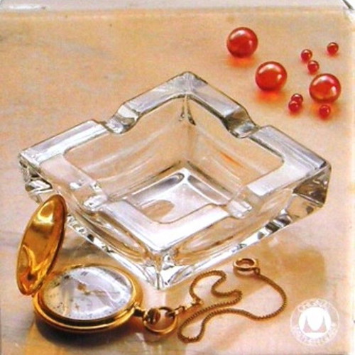 Ashtray luxury new, glass high quality, sealed packaging