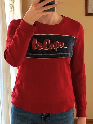 Lee Cooper red women's sweatshirt with logo size M used