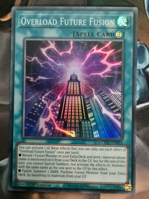 Overload Future Fusion MZMU κάρτα Yu-Gi-Oh! καινούργια, 1η έκδοση