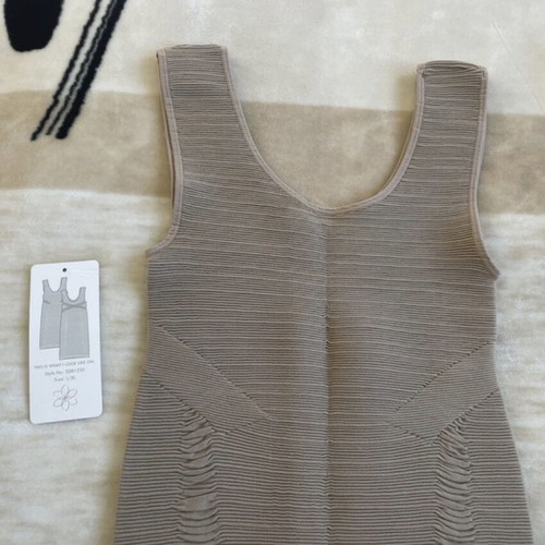 Aura dress beige, new, size L