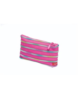 Zipit Rainbow Pencil Case pink mini pouch 20x3x12cm