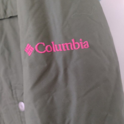 Columbia kids jacket like new, green, 10-12 years