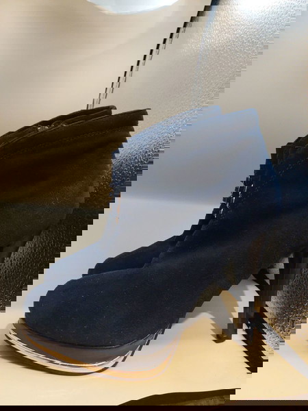 Μποτάκια sweat μπλε σκουρο