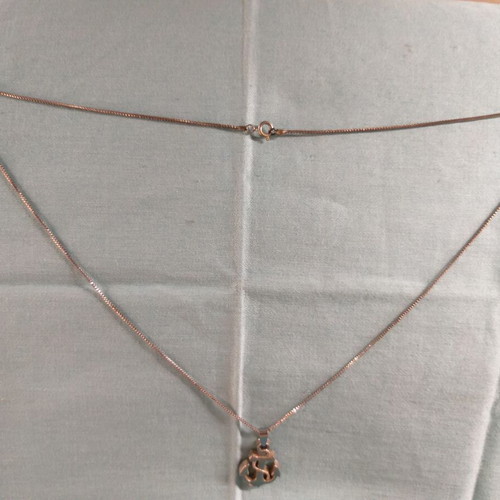 Anchor pendant metal in silver color men's