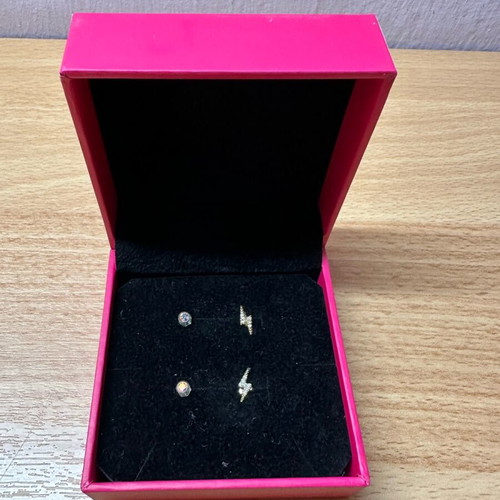 Anna Maria Mazaraki earrings new, set of two pairs
