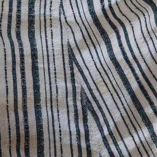 Women's airy pants used, size L, white and green
