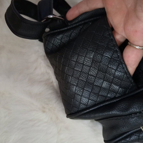Backpack with studs like new, black