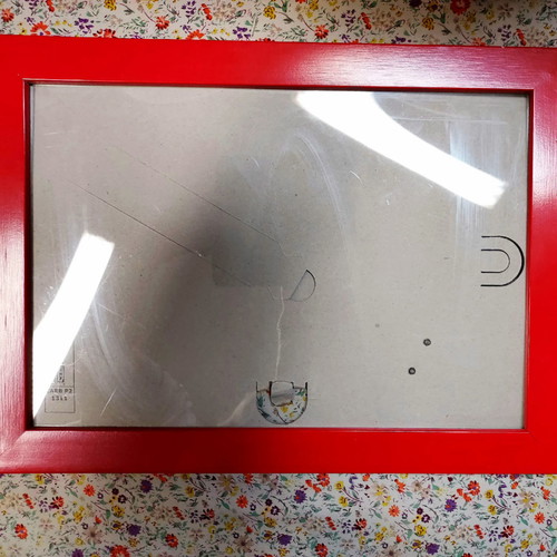 Photo frames used, pack of 8 colorful, 33.5x24.5cm and 16.5x21.5cm