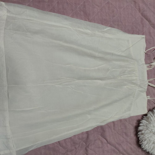 Cream dress used, very good condition