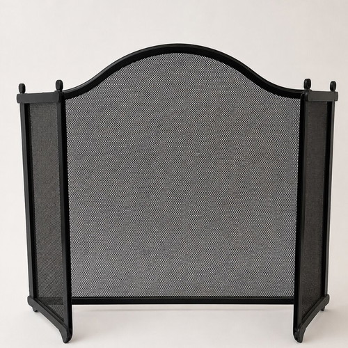 Metal Fireplace Screen like new, foldable 3-panel design