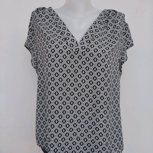 Blouse black and white No.40 like new