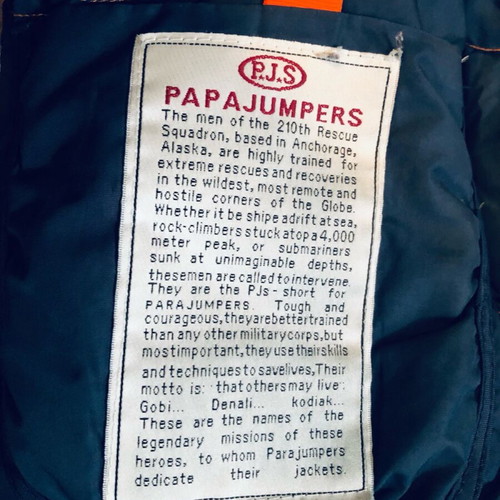 Parajumpers women's used long down-filled hooded parka blue