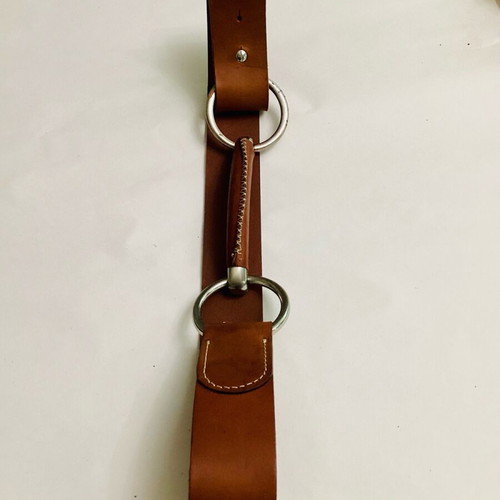Genuine Italian Leather Belt Made in Italy 90cm Brown