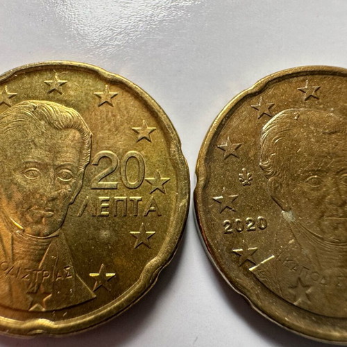 20 Cent Coins 2020 Uncirculated, Like New, Set of 2