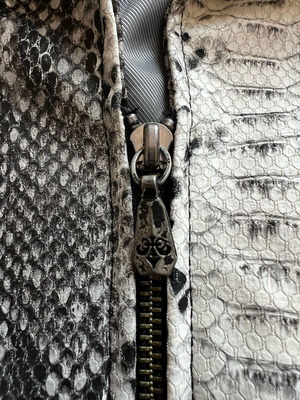 Affliction women's jacket with snake print, size S, new