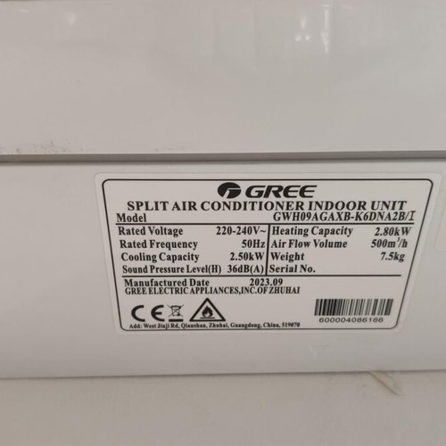 GREE split/multi inverter air conditioners, 2 indoor + 1 outdoor units