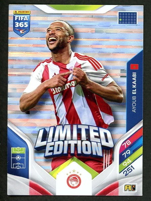 Panini FIFA 365 Adrenalyn XL Limited Edition Ayoub El Kaabi Olympiacos like new