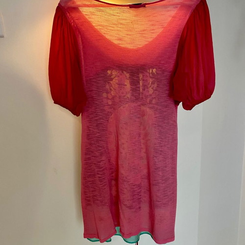 Custo Barcelona dress used, fuchsia, silk-cotton blend