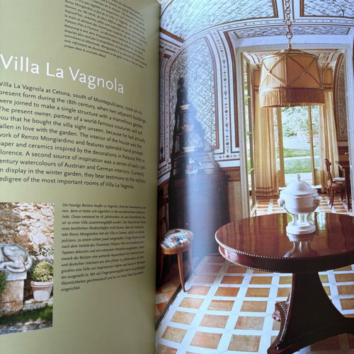 Tuscany Interiors book like new, English