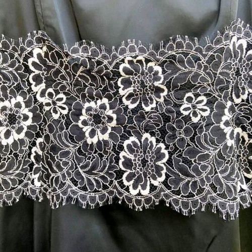Formal dress gown xl black white like new
