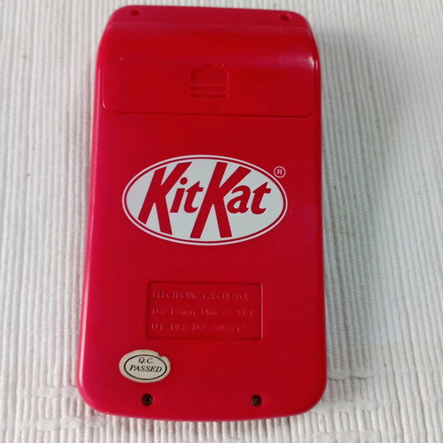 Kit Kat calculator used, collectible, red color