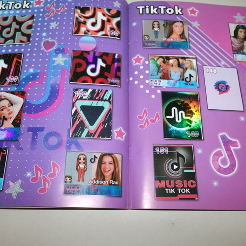 TikTok Glitter Stickers Album
