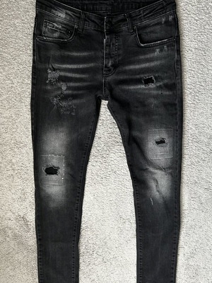 Dsquared2 Tidy Biker Jean slim fit μαύρο μεταχειρισμένο